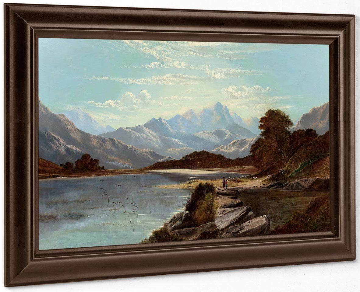 Devoke Water Cumberland 1886 By Alfred De Breanski Fine Art Print