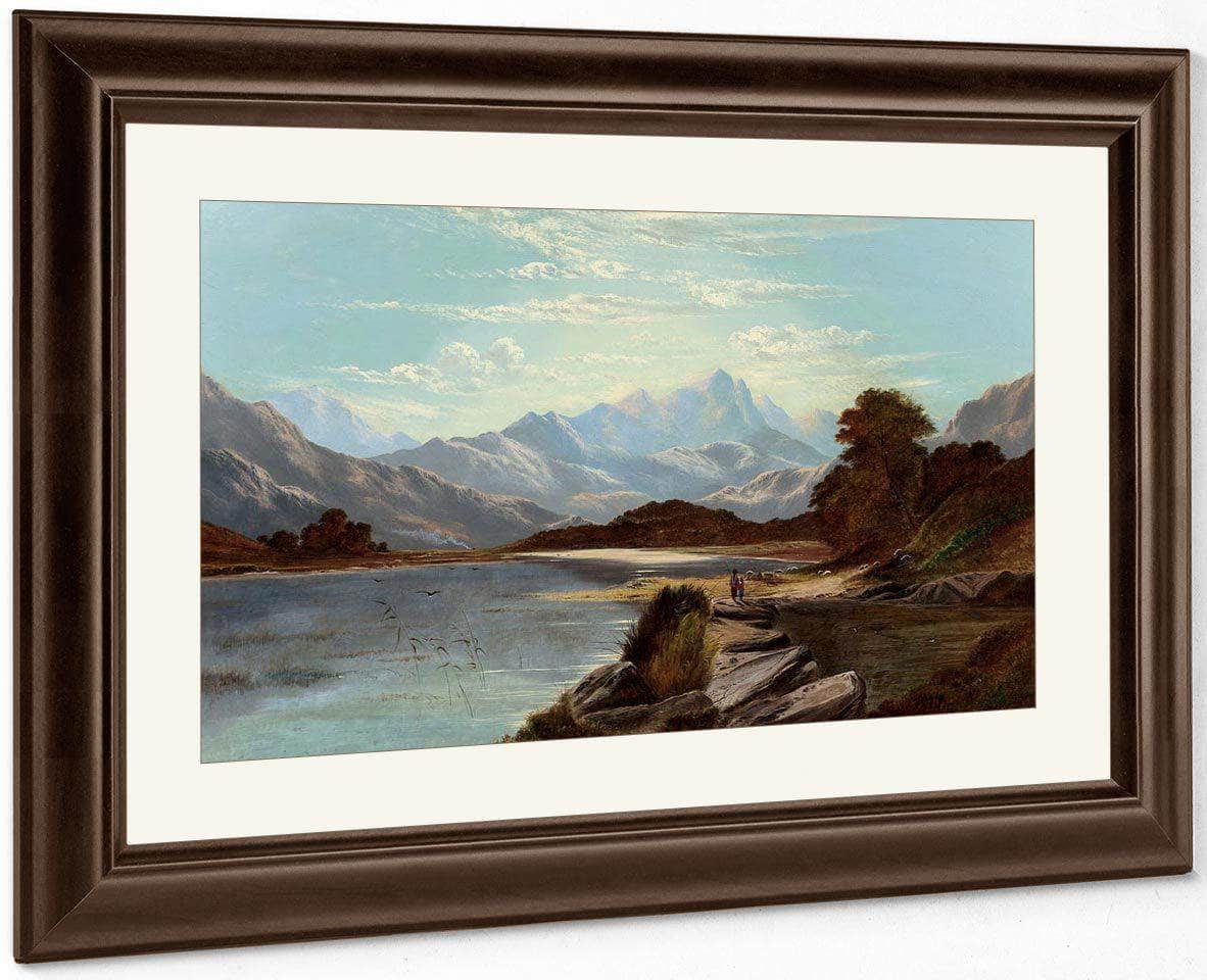 Devoke Water Cumberland 1886 By Alfred De Breanski Fine Art Print