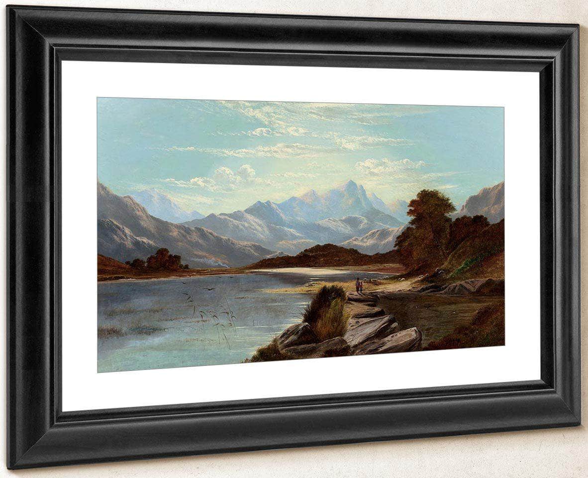Devoke Water Cumberland 1886 By Alfred De Breanski Fine Art Print
