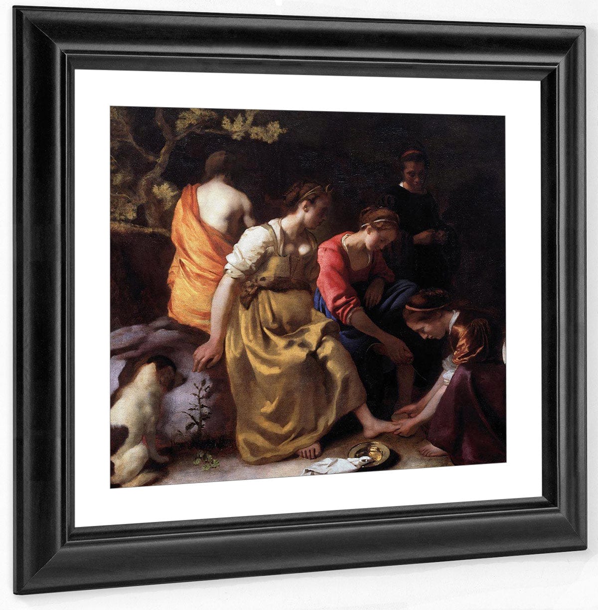 Diana And Her Companions 1654 By Johannes Vermeer Fine Art Print