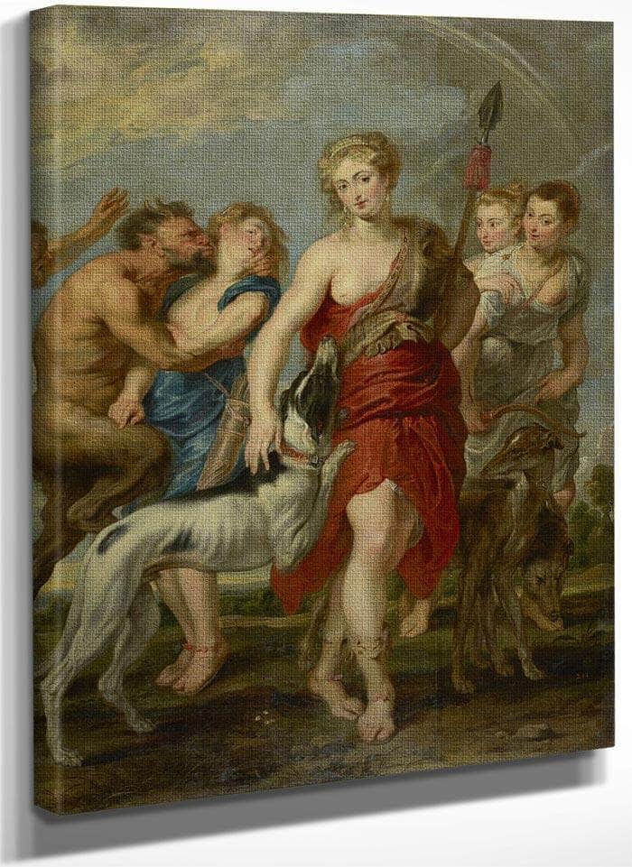 Diana And Her Nymphs On The Hunt By Peter Paul Rubens Fine Art Print