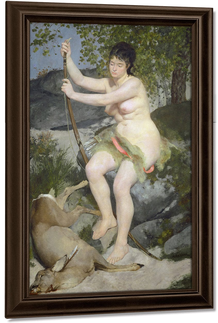 Diana By Pierre Auguste Renoir Fine Art Print
