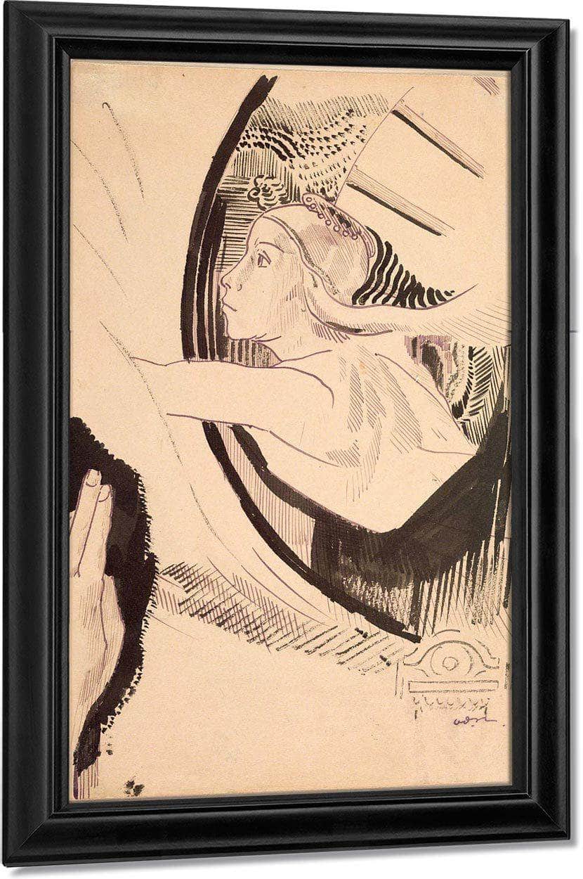 Diana By  Redon, Odilon Fine Art Print