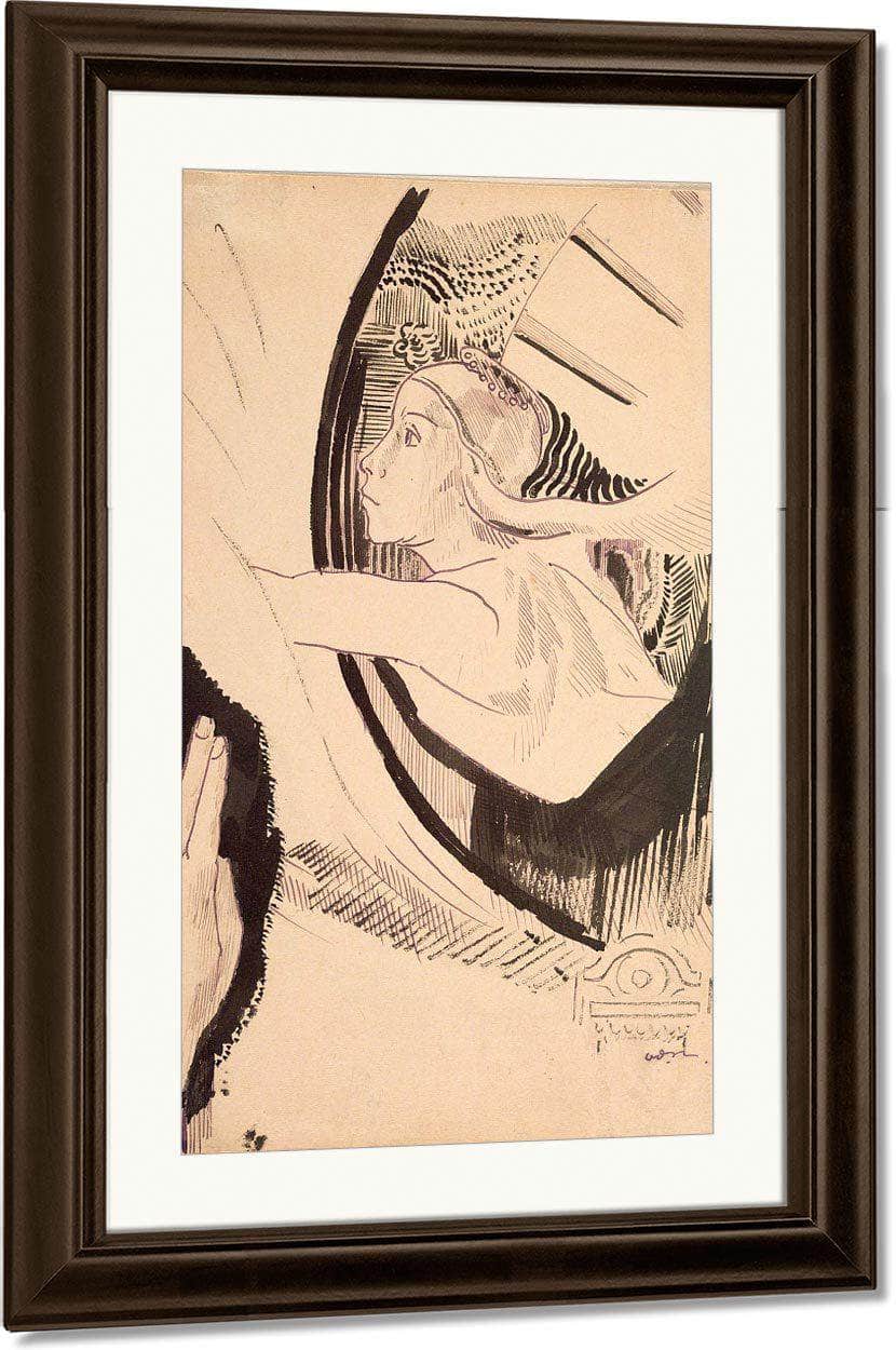 Diana By  Redon, Odilon Fine Art Print