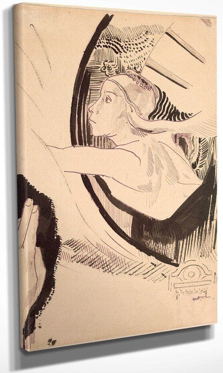 Diana By  Redon, Odilon Fine Art Print