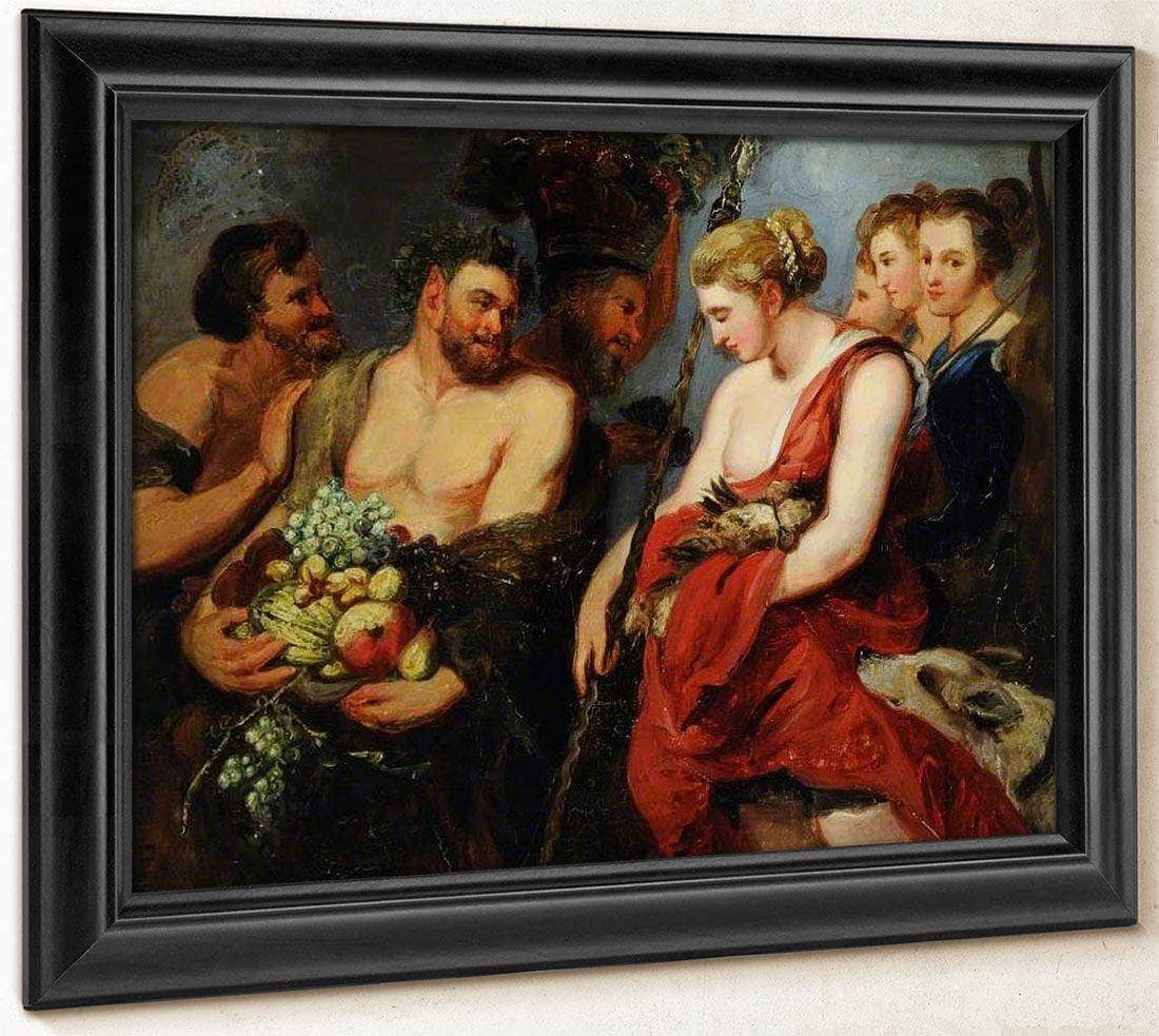 Diana, Returning From The Chase By William Etty Fine Art Print