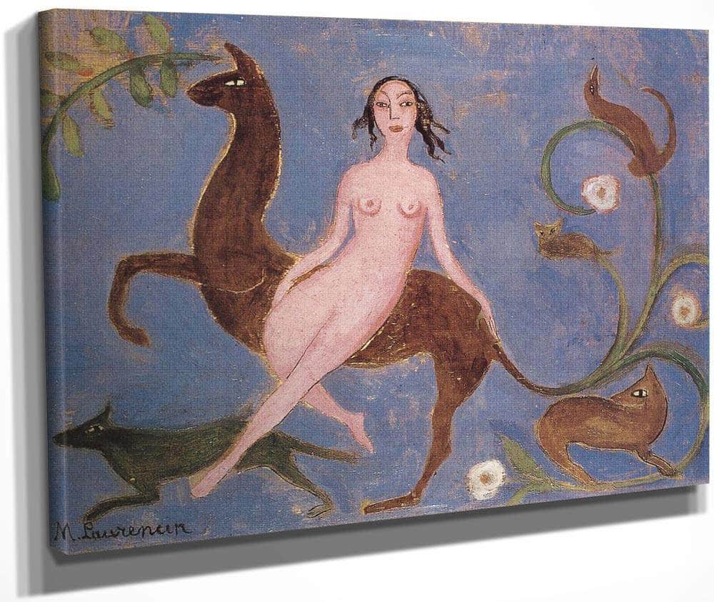 Diane Hunting 1908 By Marie Laurencin Fine Art Print