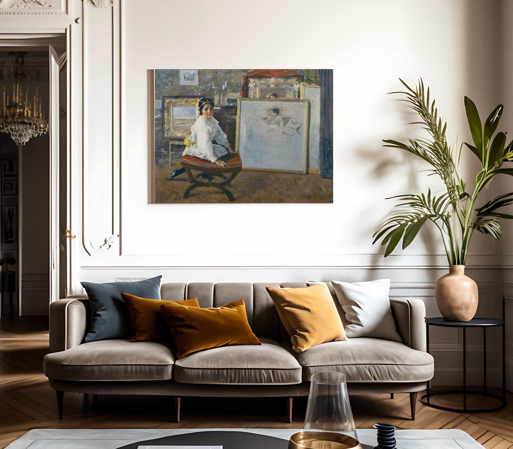 Did You Speak To Me By Chase William Merritt Fine Art Print