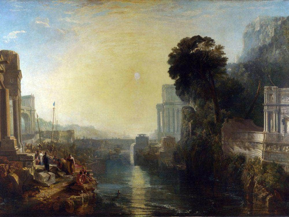 Dido Building Carthage 1815 By Joseph Mallord William Turner Fine Art Print