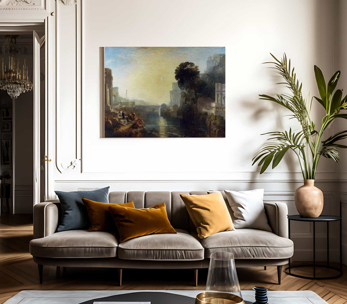 Dido Building Carthage 1815 By Joseph Mallord William Turner Fine Art Print
