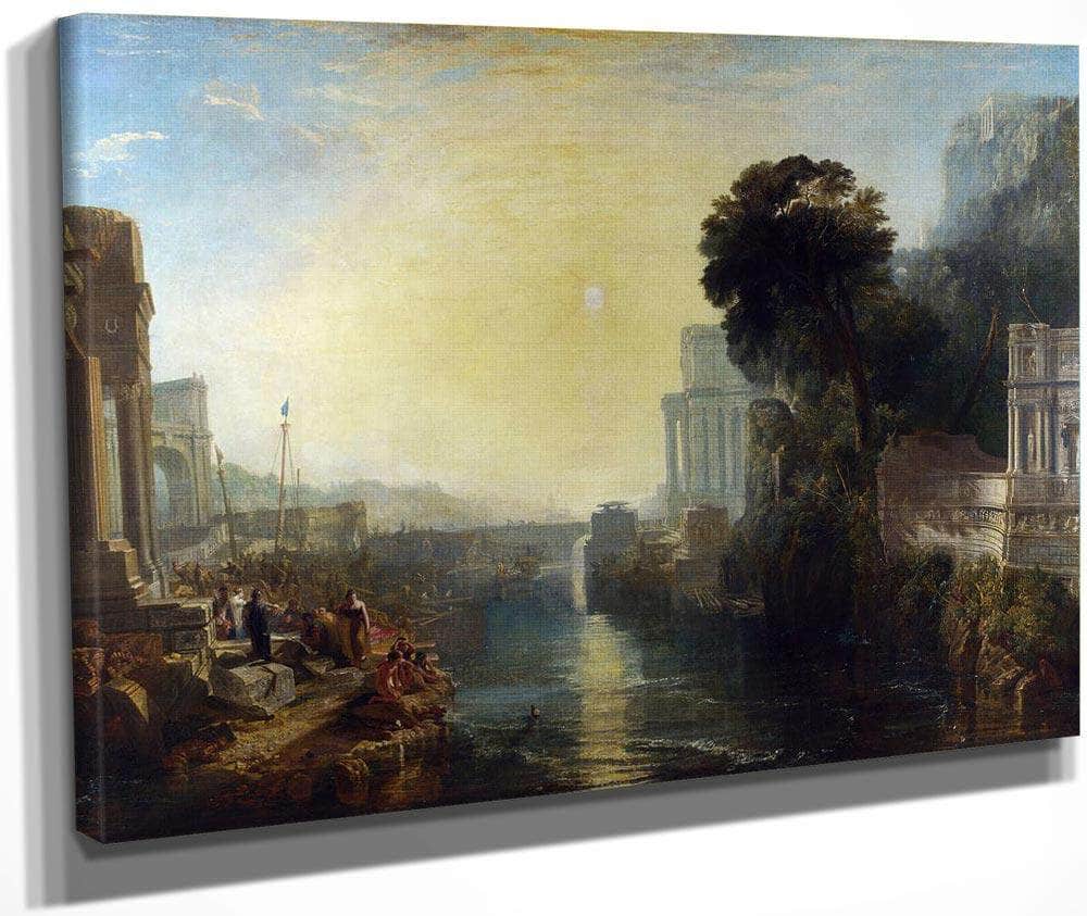 Dido Building Carthage 1815 By Joseph Mallord William Turner Fine Art Print