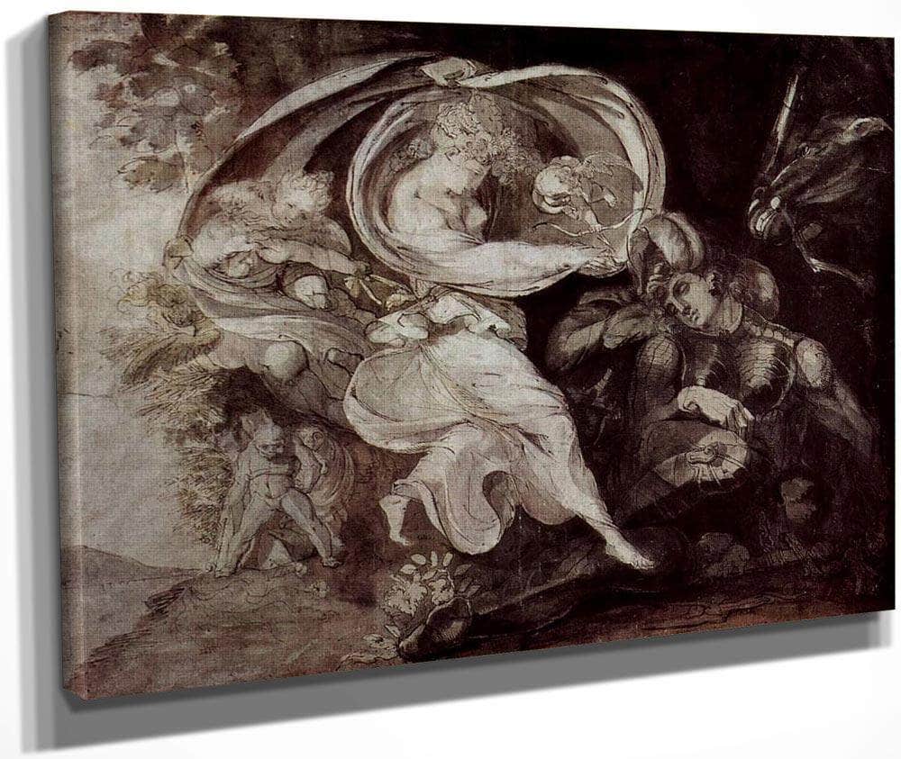 Die Schicksahlskonigin Erscheint Prinz Arthur By Henry Fuseli Fine Art Print