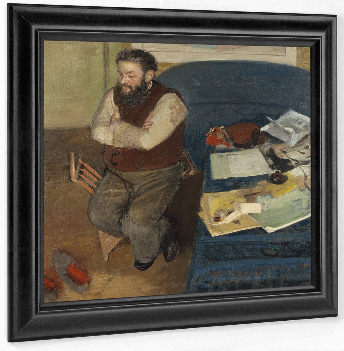 Diego Martelli (1839   1896) By Edgar Degas Fine Art Print