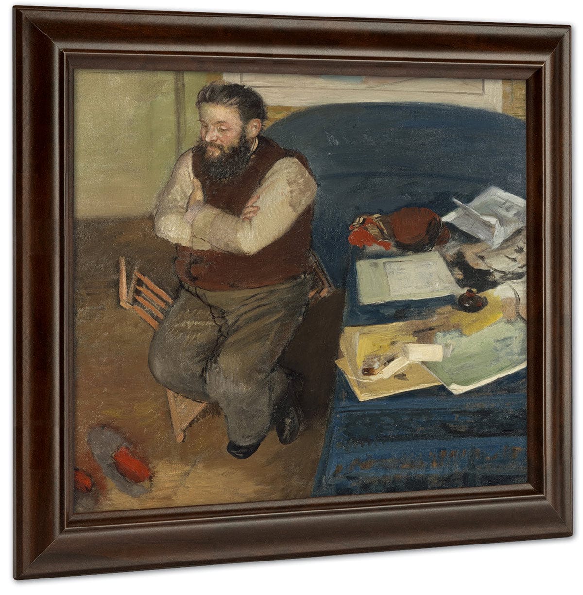 Diego Martelli (1839   1896) By Edgar Degas Fine Art Print