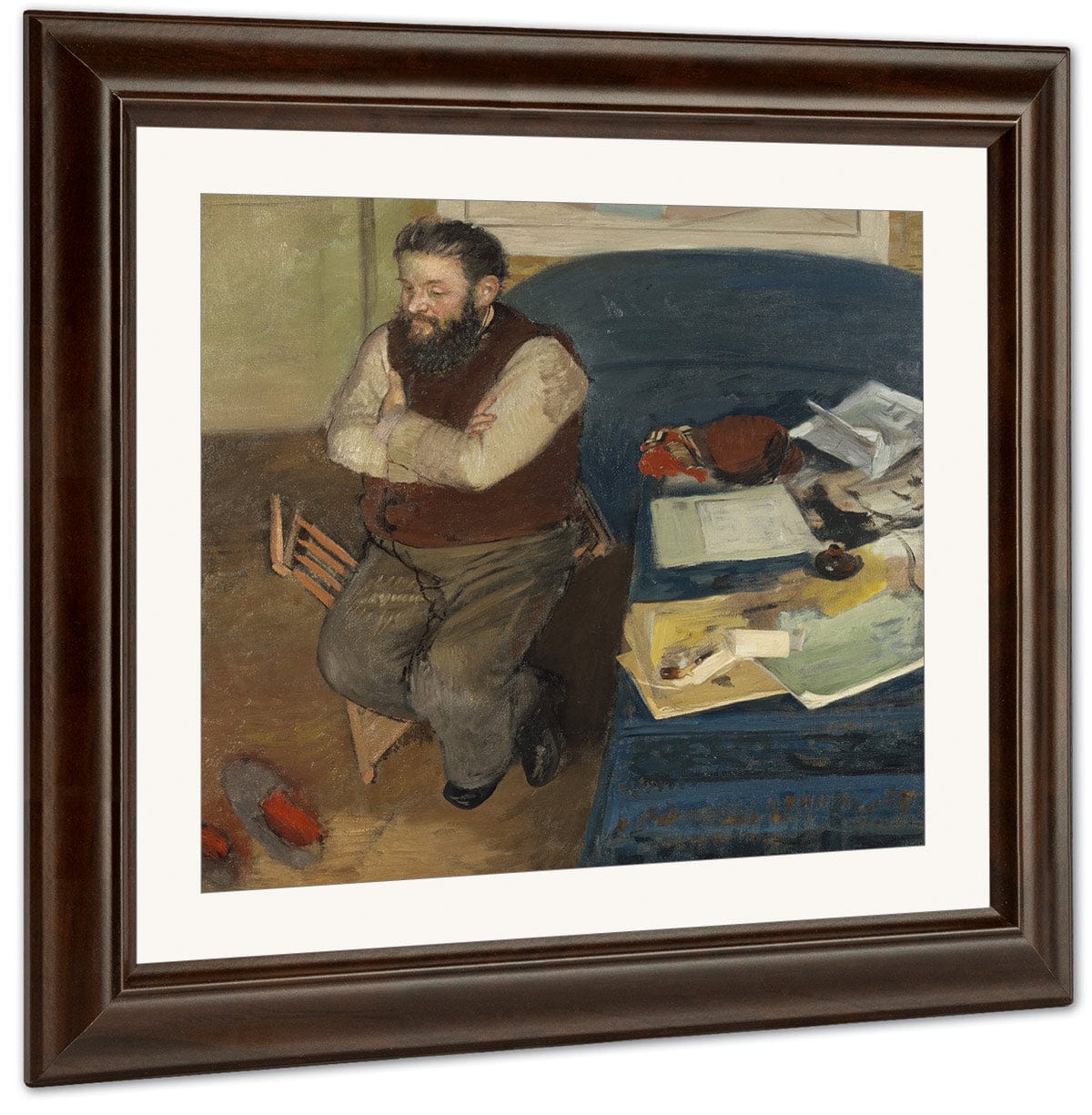 Diego Martelli (1839   1896) By Edgar Degas Fine Art Print
