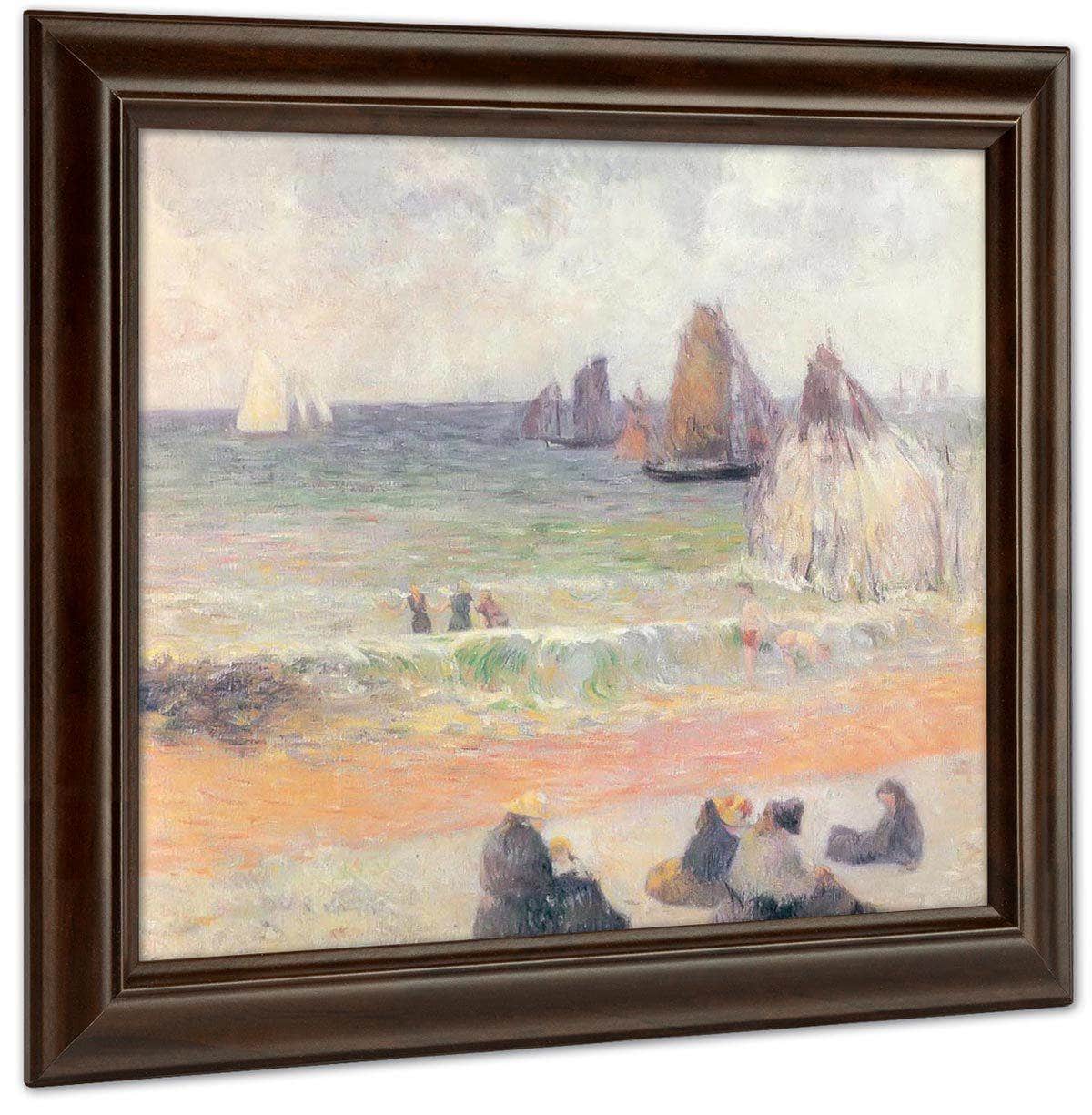 Dieppe Beach By Paul Gauguin Fine Art Print