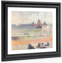 Dieppe Beach By Paul Gauguin Fine Art Print