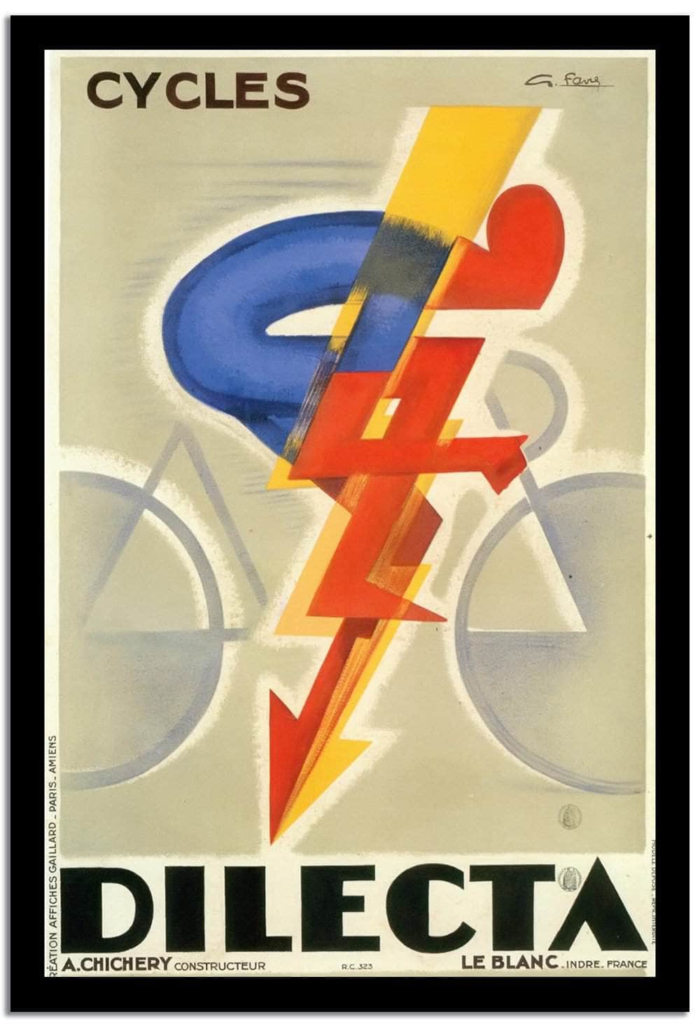 Dilecta  Vintage Poster Fine Art Print