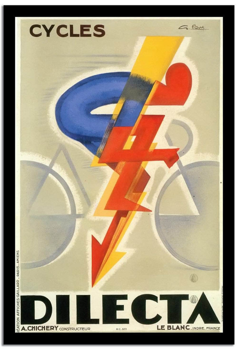 Dilecta  Vintage Poster Fine Art Print