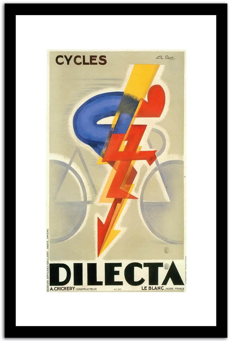 Dilecta  Vintage Poster Fine Art Print