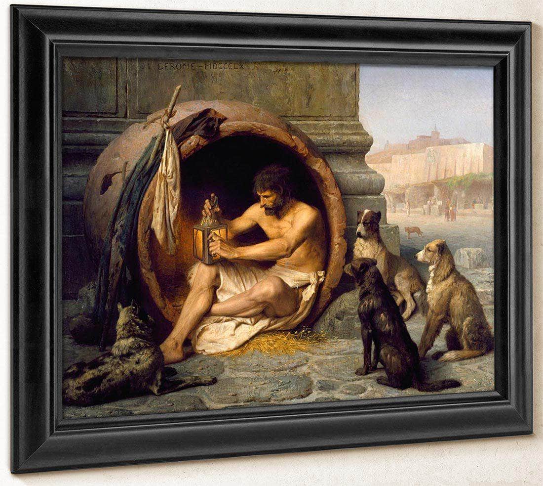 Diogenes By Jean Leon Gerome Fine Art Print