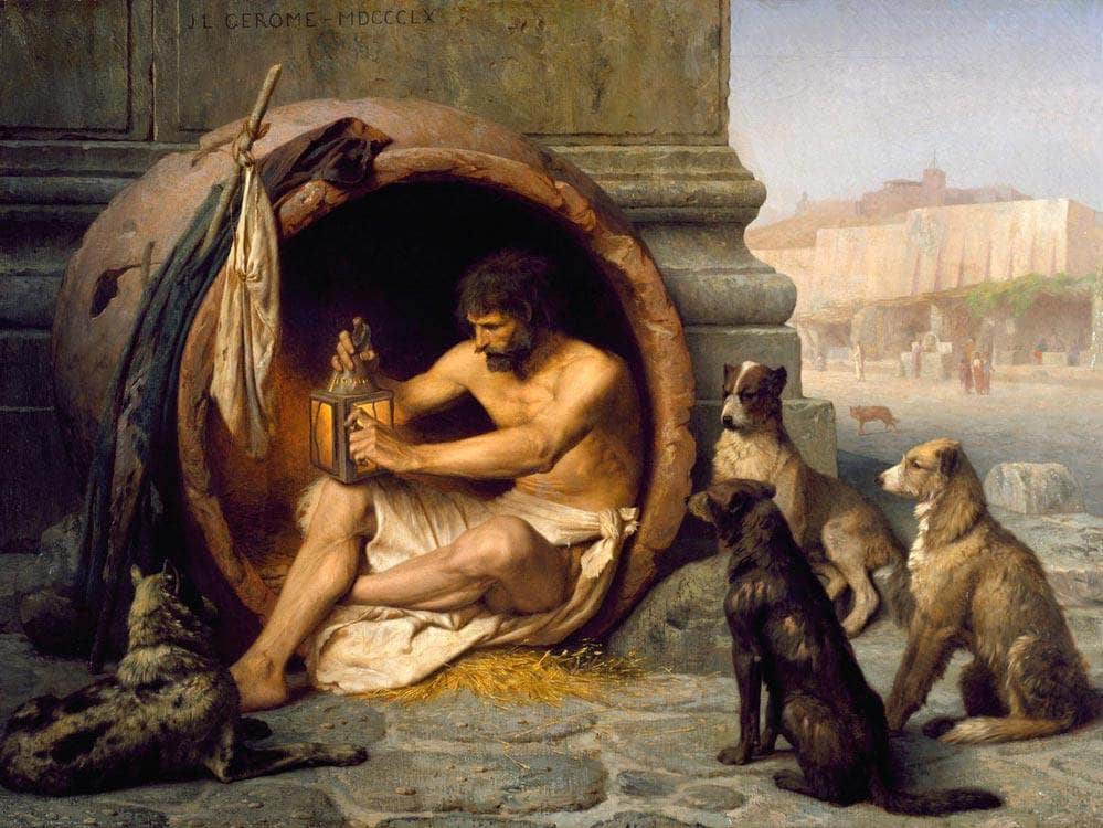 Diogenes By Jean Leon Gerome Fine Art Print