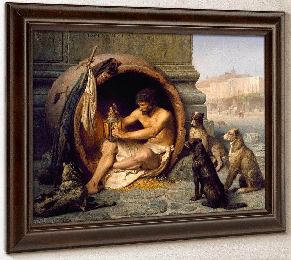 Diogenes By Jean Leon Gerome Fine Art Print