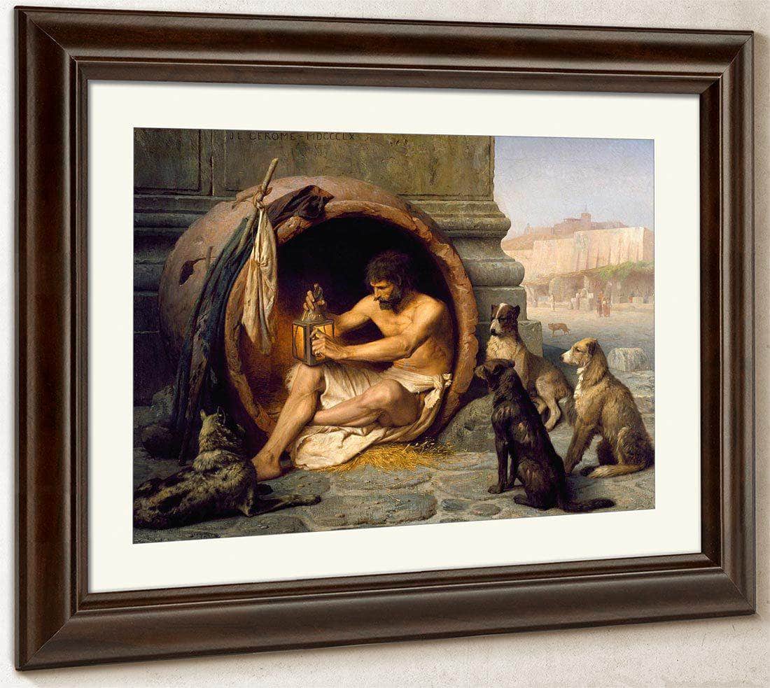Diogenes By Jean Leon Gerome Fine Art Print