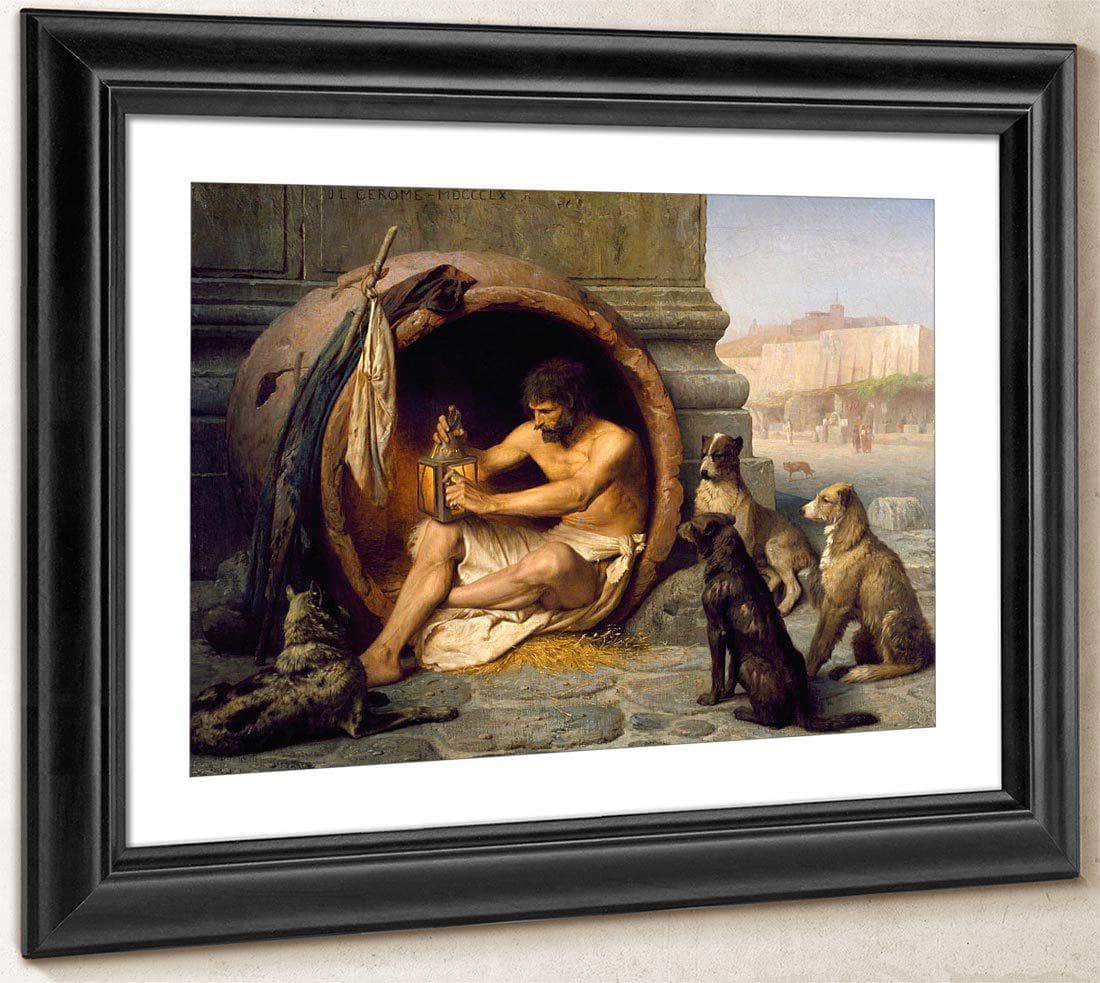 Diogenes By Jean Leon Gerome Fine Art Print