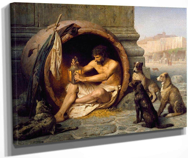 Diogenes By Jean Leon Gerome Fine Art Print