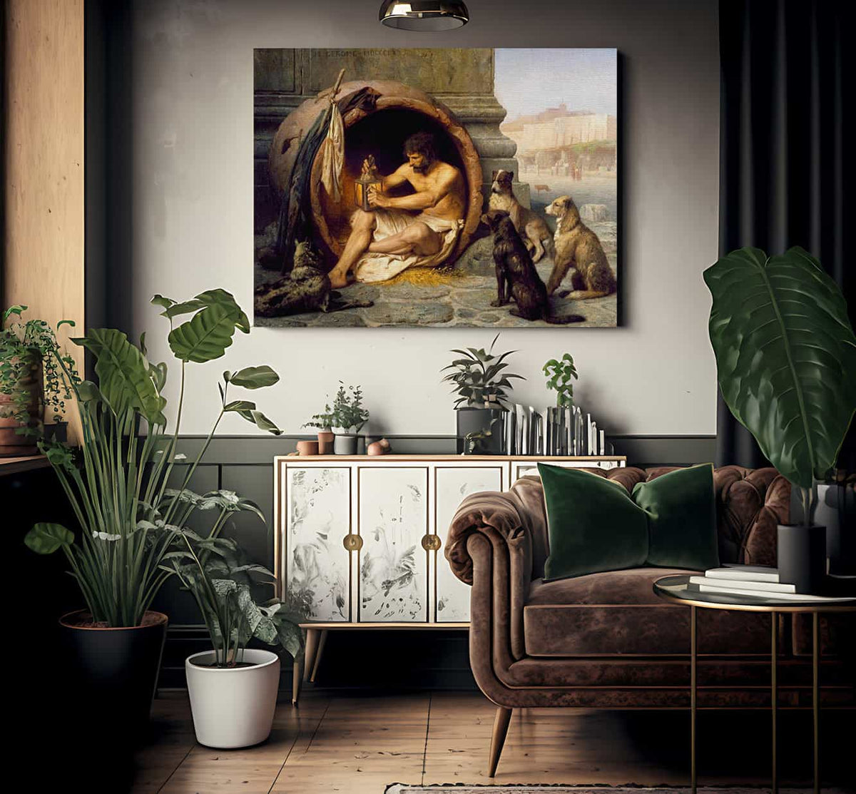 Diogenes By Jean Leon Gerome Fine Art Print