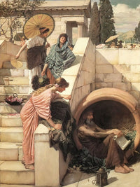 Diogenes By John Waterhouse Fine Art Print