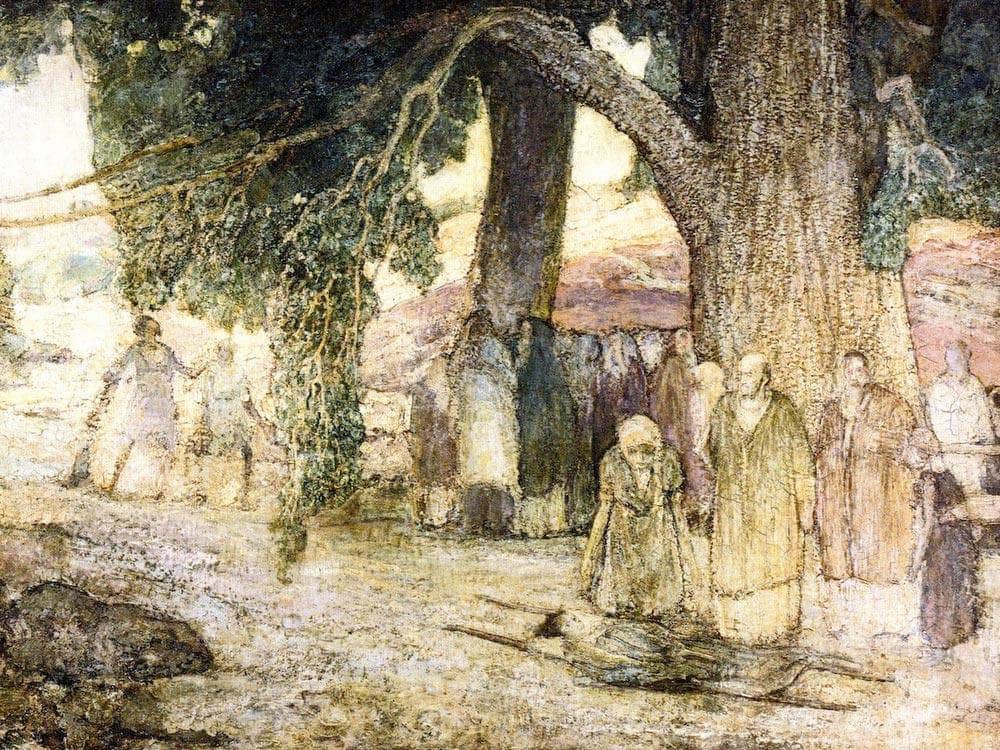 Disciples Healing The Sick By Henry Ossawa Tanner Fine Art Print