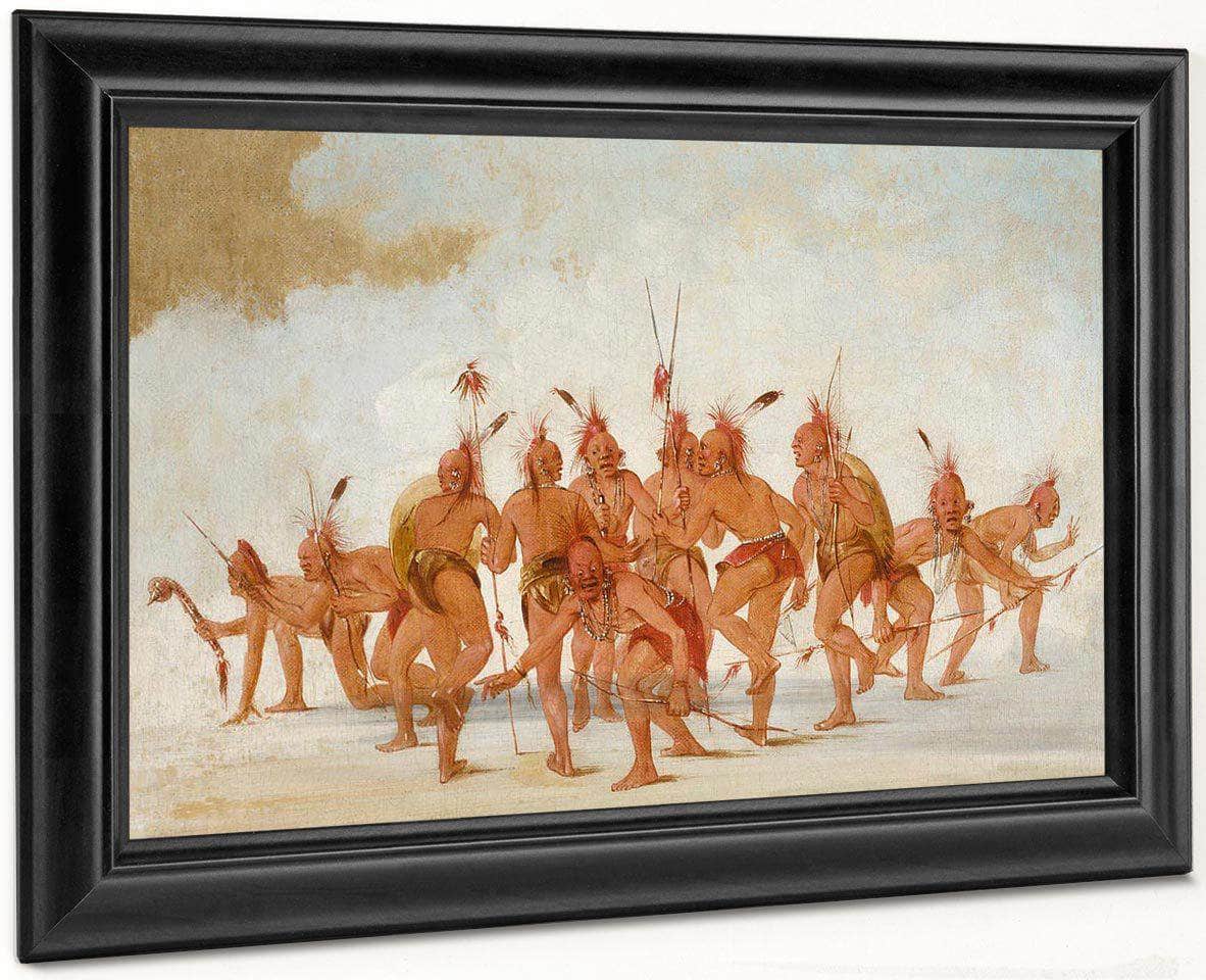 Discovery Dance, Sac And Fox By George Catlin Fine Art Print