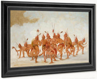 Discovery Dance, Sac And Fox By George Catlin Fine Art Print