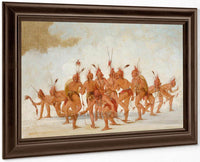 Discovery Dance, Sac And Fox By George Catlin Fine Art Print