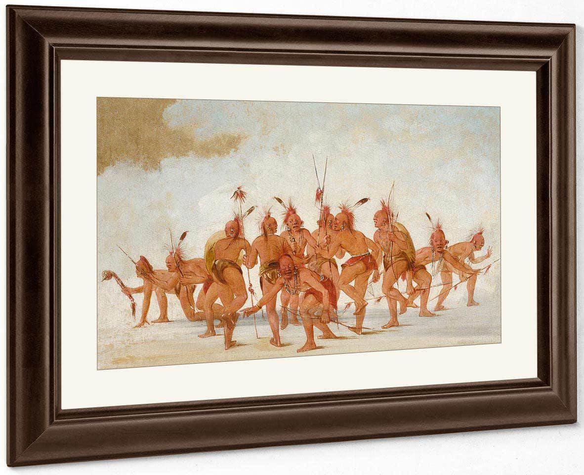 Discovery Dance, Sac And Fox By George Catlin Fine Art Print