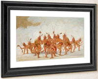 Discovery Dance, Sac And Fox By George Catlin Fine Art Print