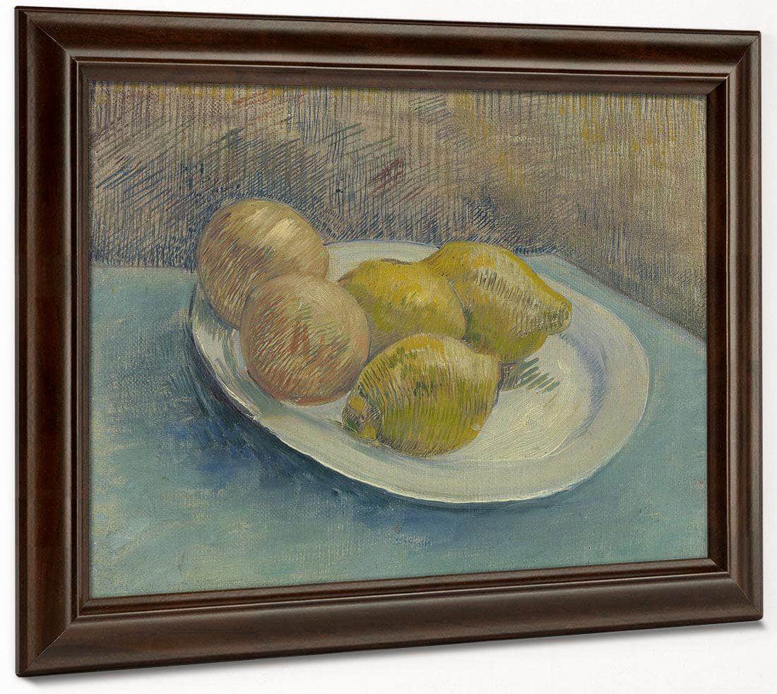 Dish With Citrus Fruit By Vincent Van Gogh Fine Art Print