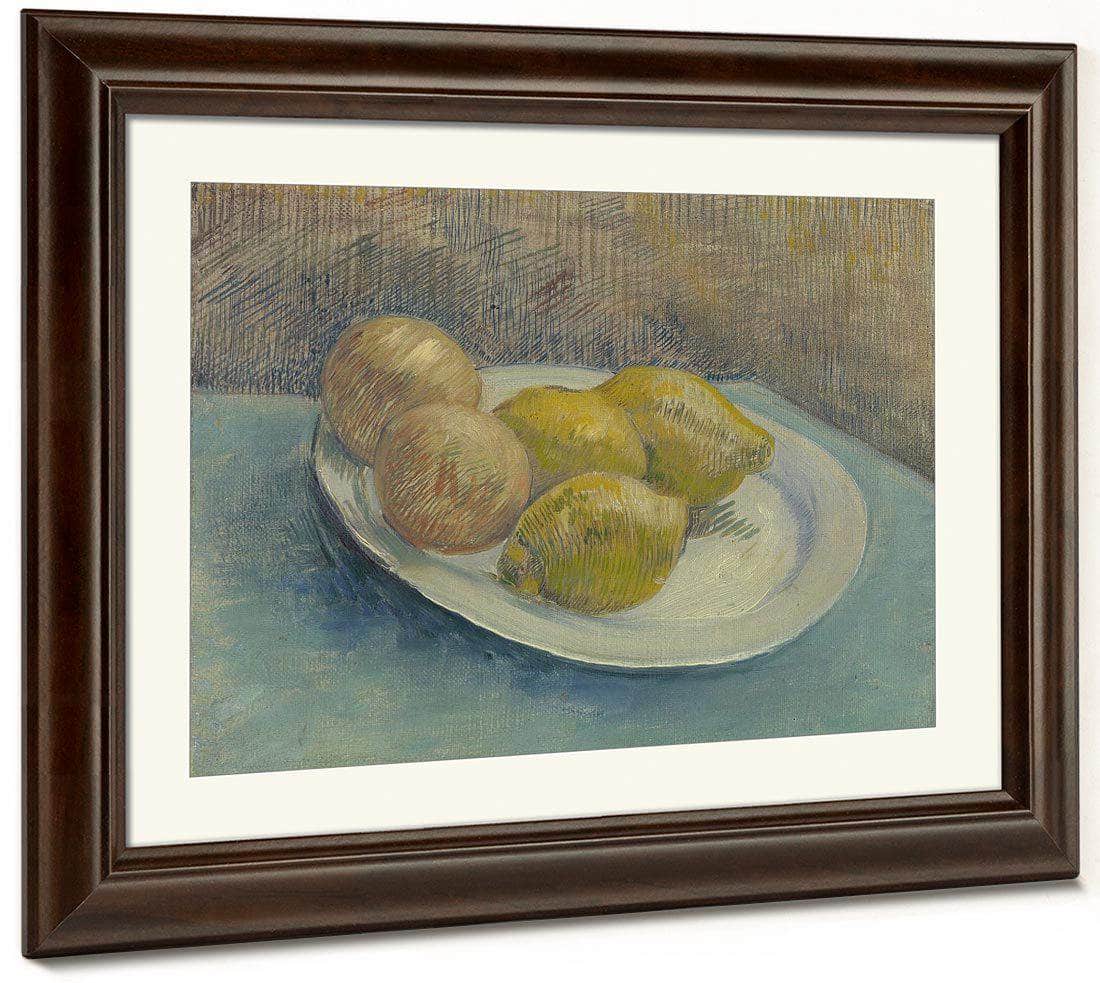 Dish With Citrus Fruit By Vincent Van Gogh Fine Art Print