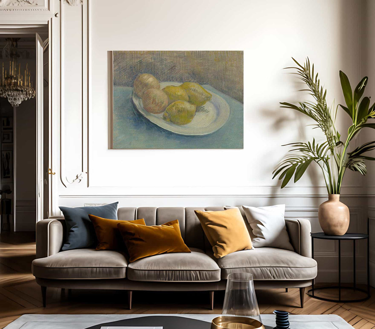 Dish With Citrus Fruit By Vincent Van Gogh Fine Art Print