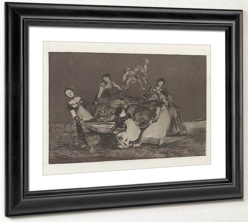 Disparate Femenino (Feminine Folly) Also Known As Pesa Mas Que Un Burro Muerto (Heavier Than A Dead Donkey) From The Series Los Disparates (Los Proverbios) By Francisco De Goya Fine Art Print