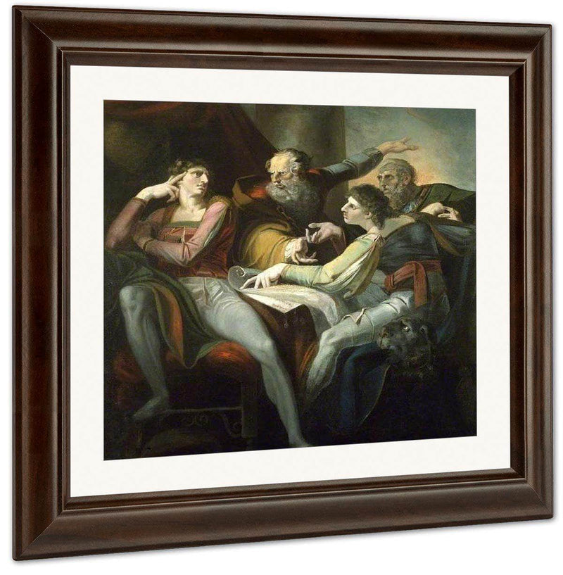 Dispute Between Hotspur, Glendower, Mortimer And Worcester By Henry Fuseli Fine Art Print