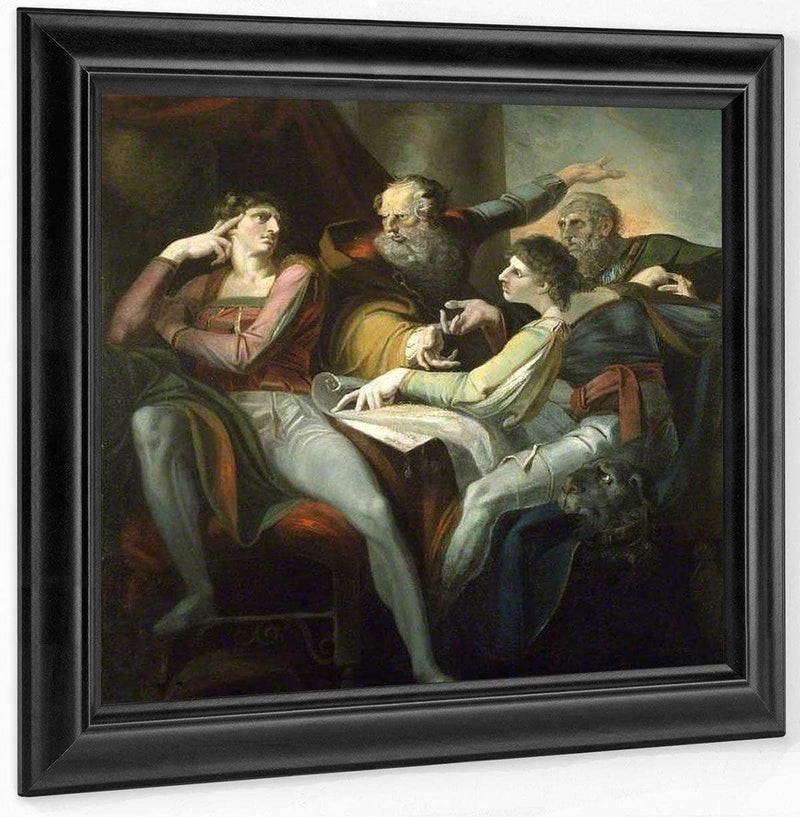 Dispute Between Hotspur, Glendower, Mortimer And Worcester By Henry Fuseli Fine Art Print