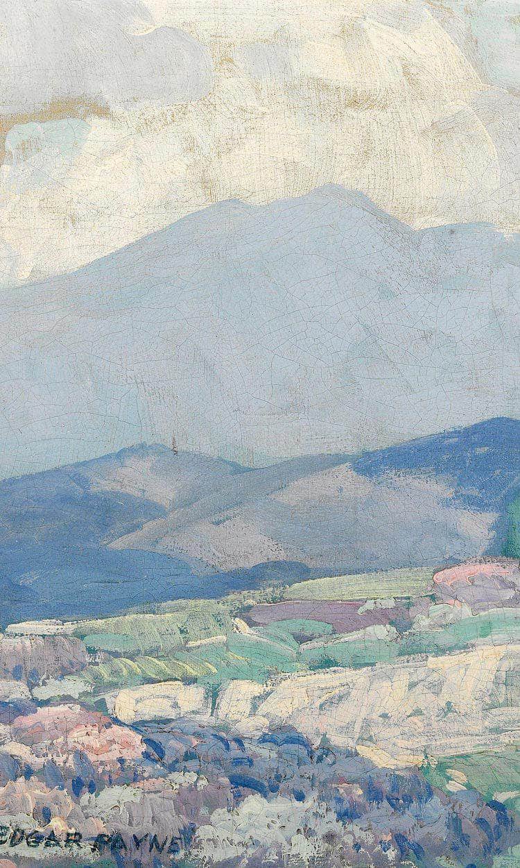 Distant Mountains By Edgar Payne Fine Art Print