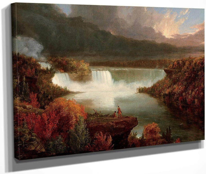 Distant View Of Niagara Falls 1830 By Thomas Cole Fine Art Print
