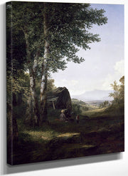Distant View Of The Mansfield Mountain, Vermont By John Frederick Kensett Fine Art Print