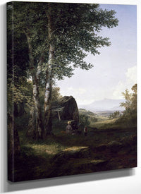 Distant View Of The Mansfield Mountain, Vermont By John Frederick Kensett Fine Art Print