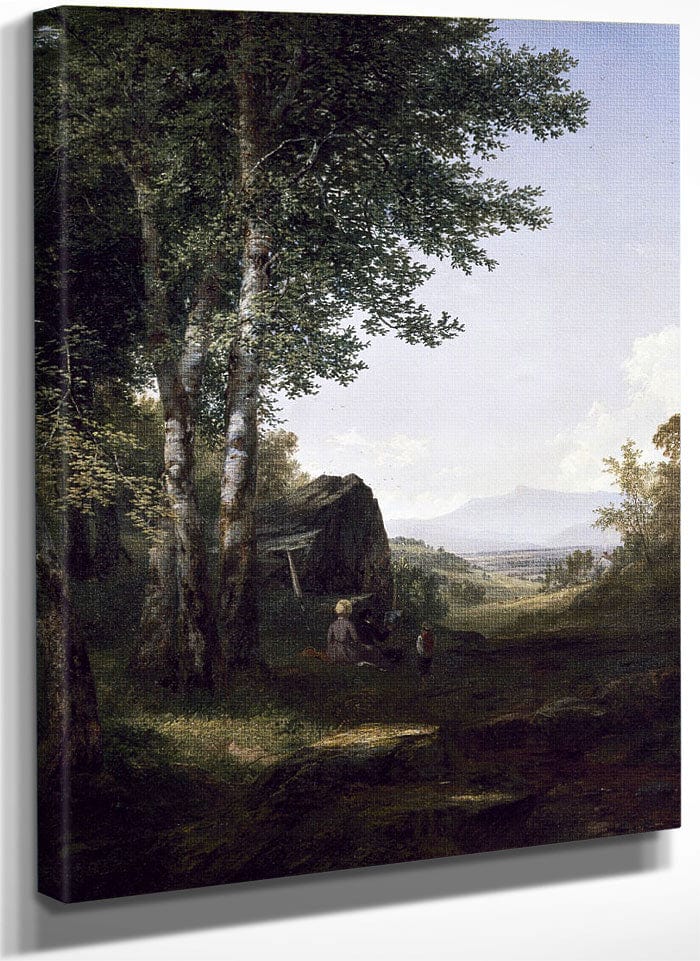 Distant View Of The Mansfield Mountain, Vermont By John Frederick Kensett Fine Art Print