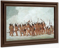 Dog Dance At Fort Snelling By George Catlin Fine Art Print